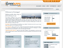 Tablet Screenshot of civicapps.org